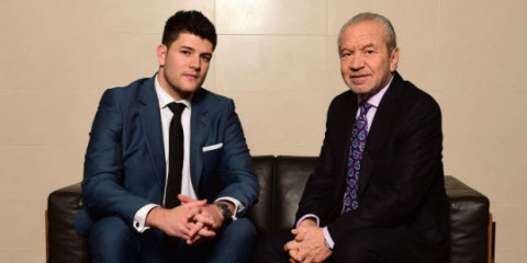 Mark Wright and Alan Sugar